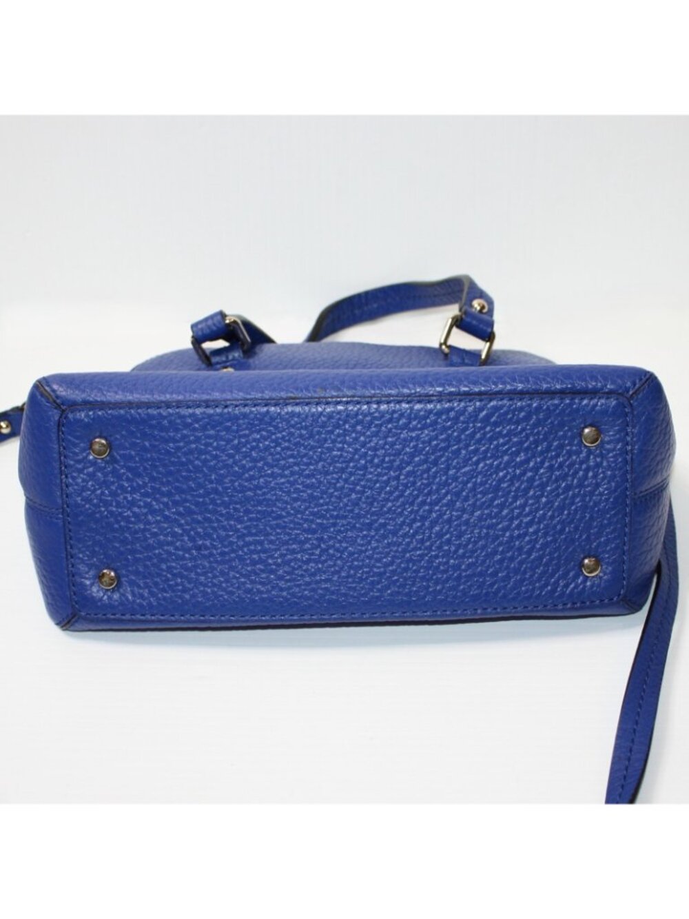 Kate Spade New York Grove Court Maise Purse Small Leather Bag in Yves Blue Color - Picture 9 of 10